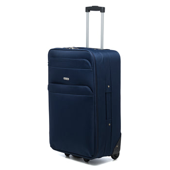 Trolley medio rigido blu in tessuto Govago, Valigie, SKU o911000139, Immagine 0